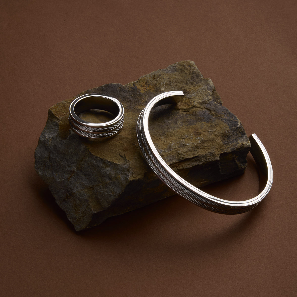 Dusk Men's Steel Ring