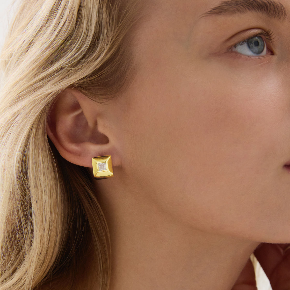 Halo Cubic Zirconia Earrings