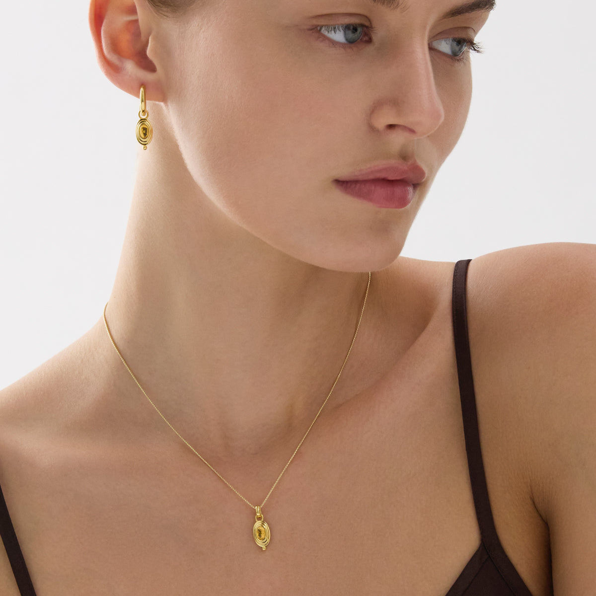 Horizon Citrine Necklace