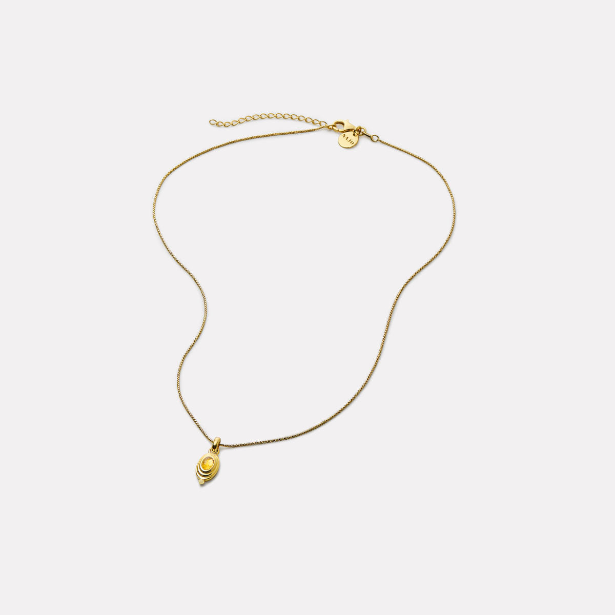 Horizon Citrine Necklace