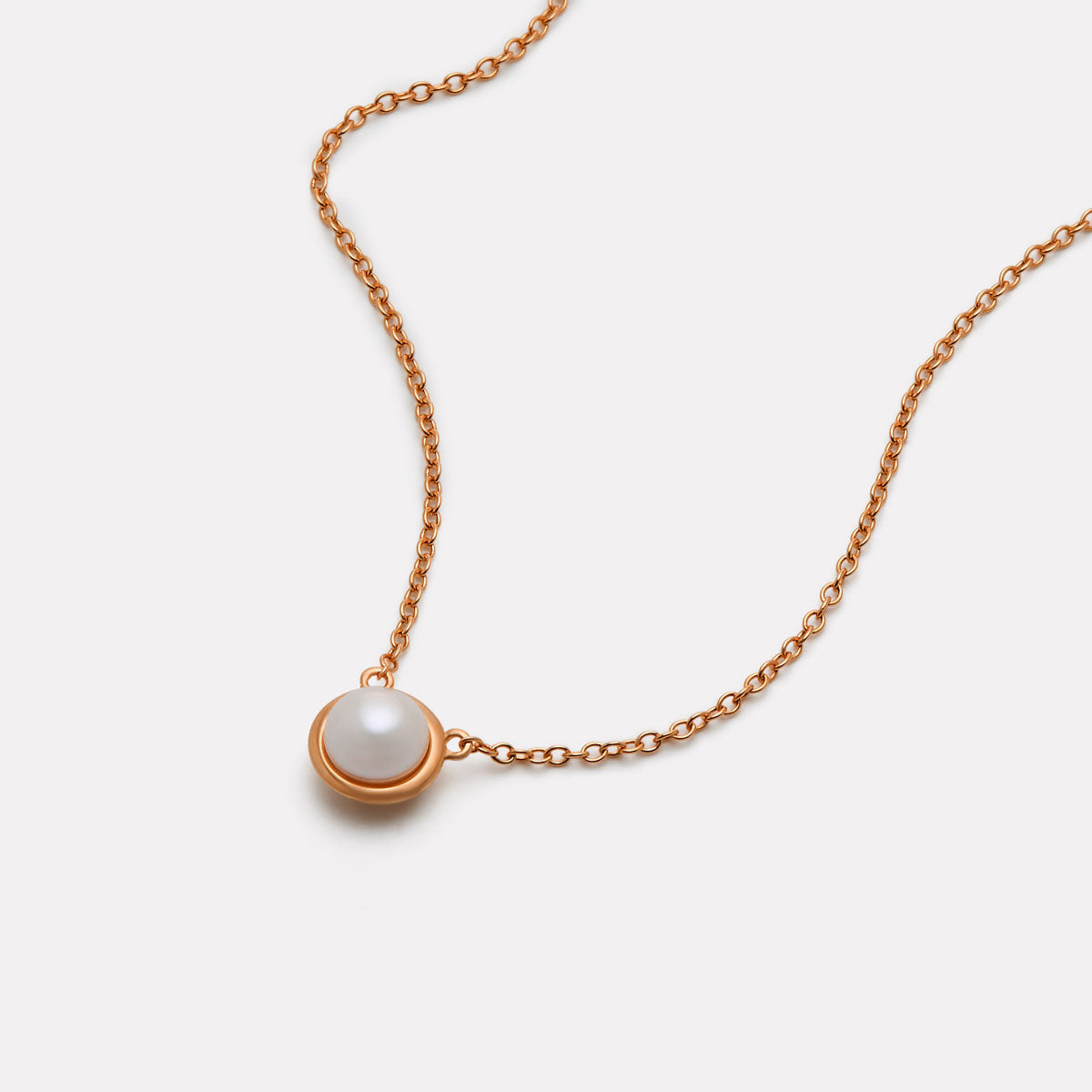 Moonbeam Pearl Necklace