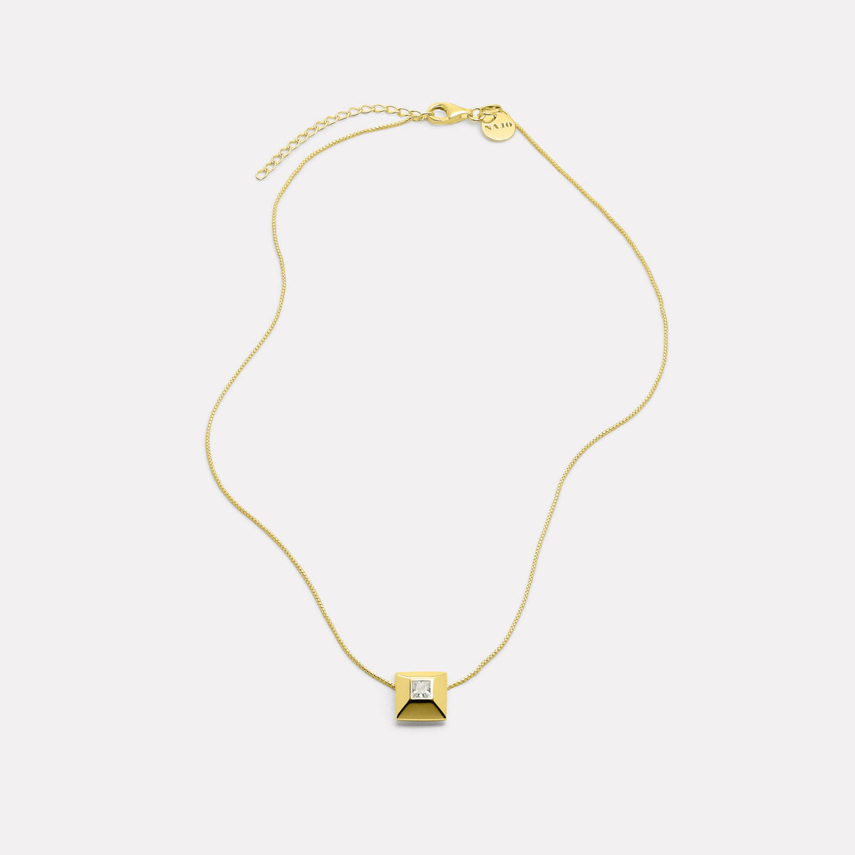 Halo Cubic Zirconia Necklace