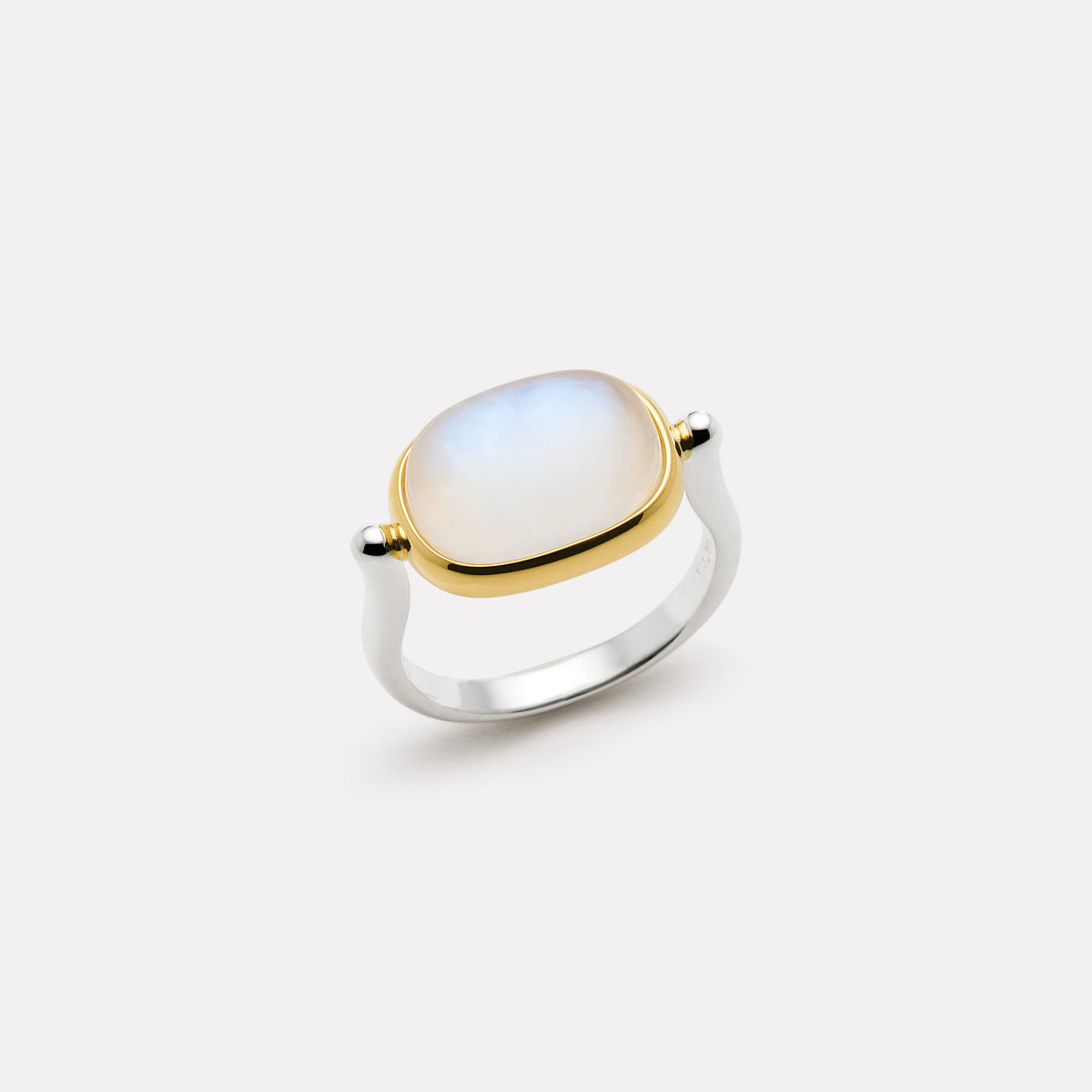 Fleur Rainbow Moonstone Ring