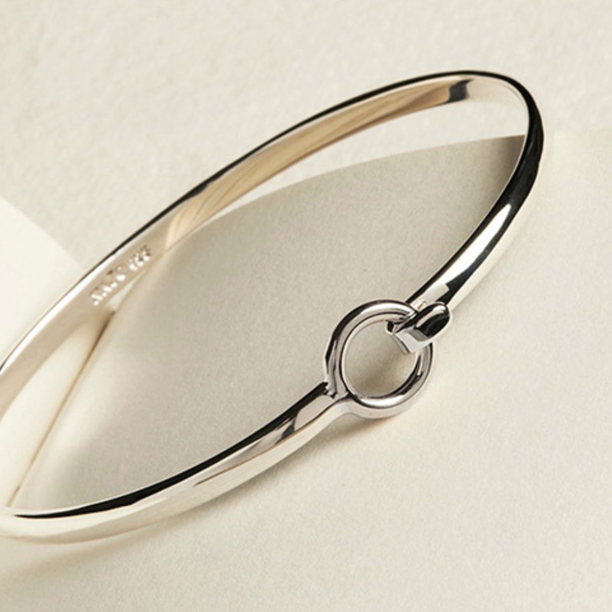 Oh Honey Silver Bangle