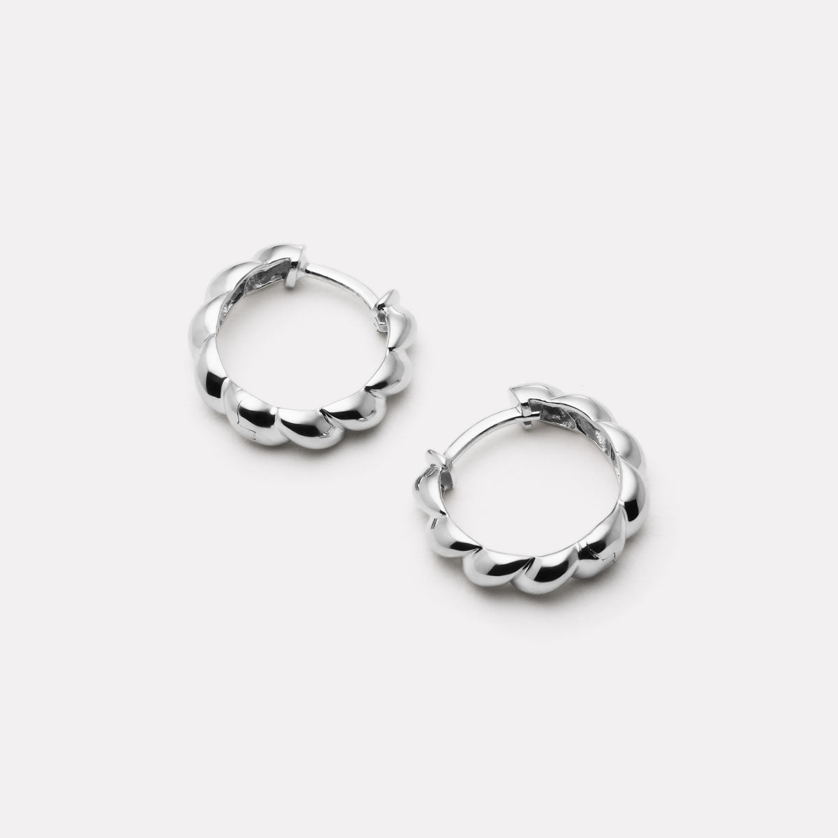 Zippy Twist Huggie Earrings