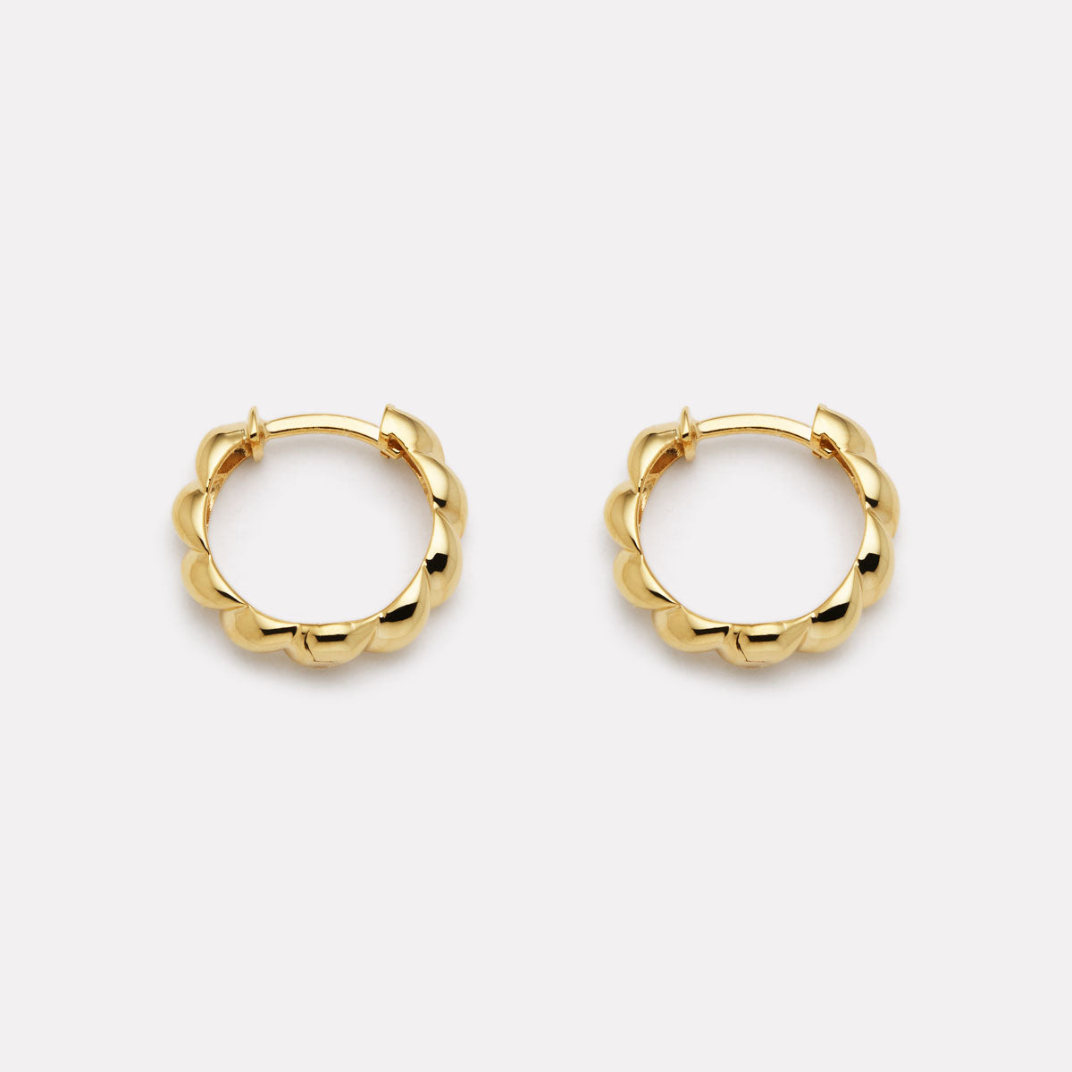 Zippy Twist Huggie Earrings