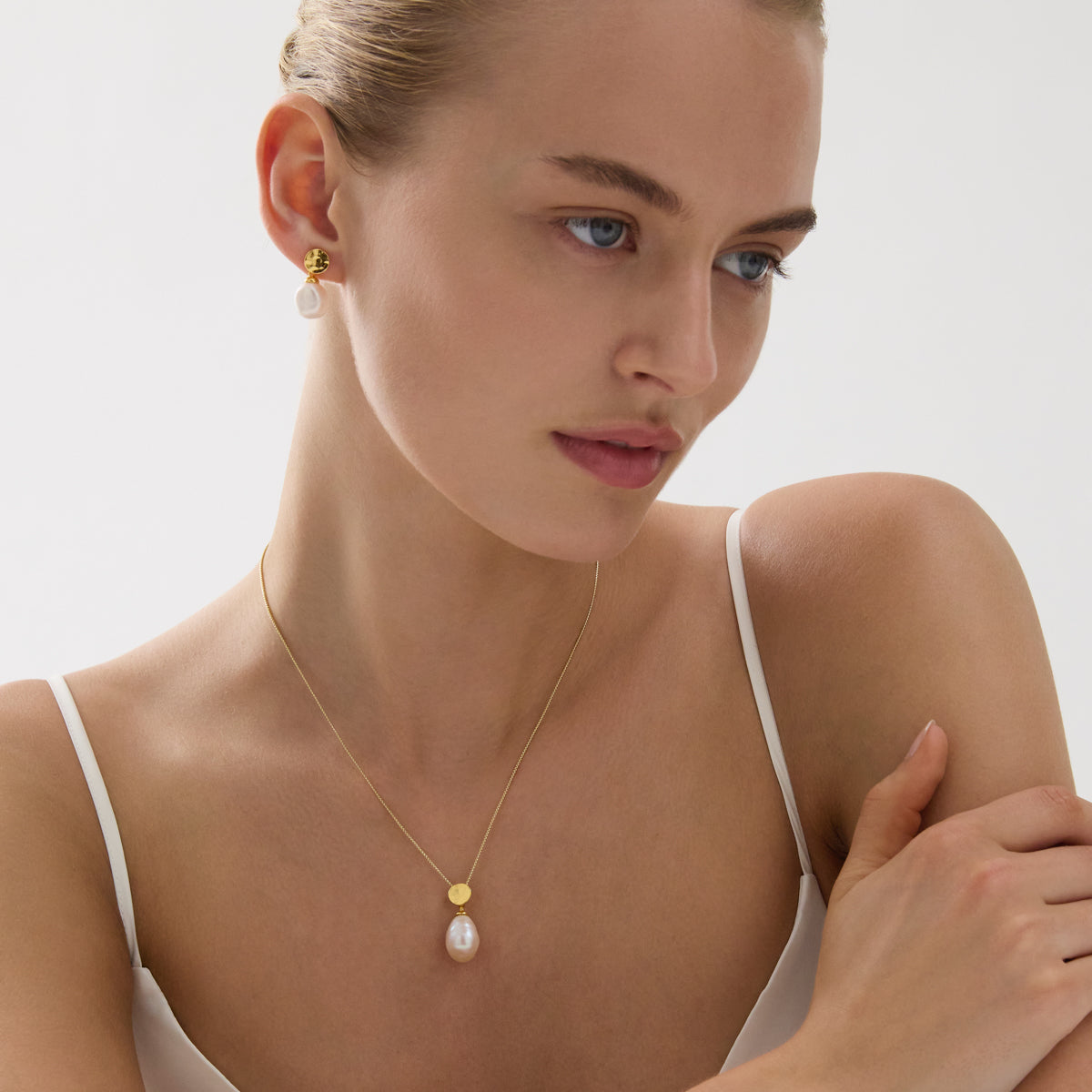 Ocean Drift Pearl Earrings