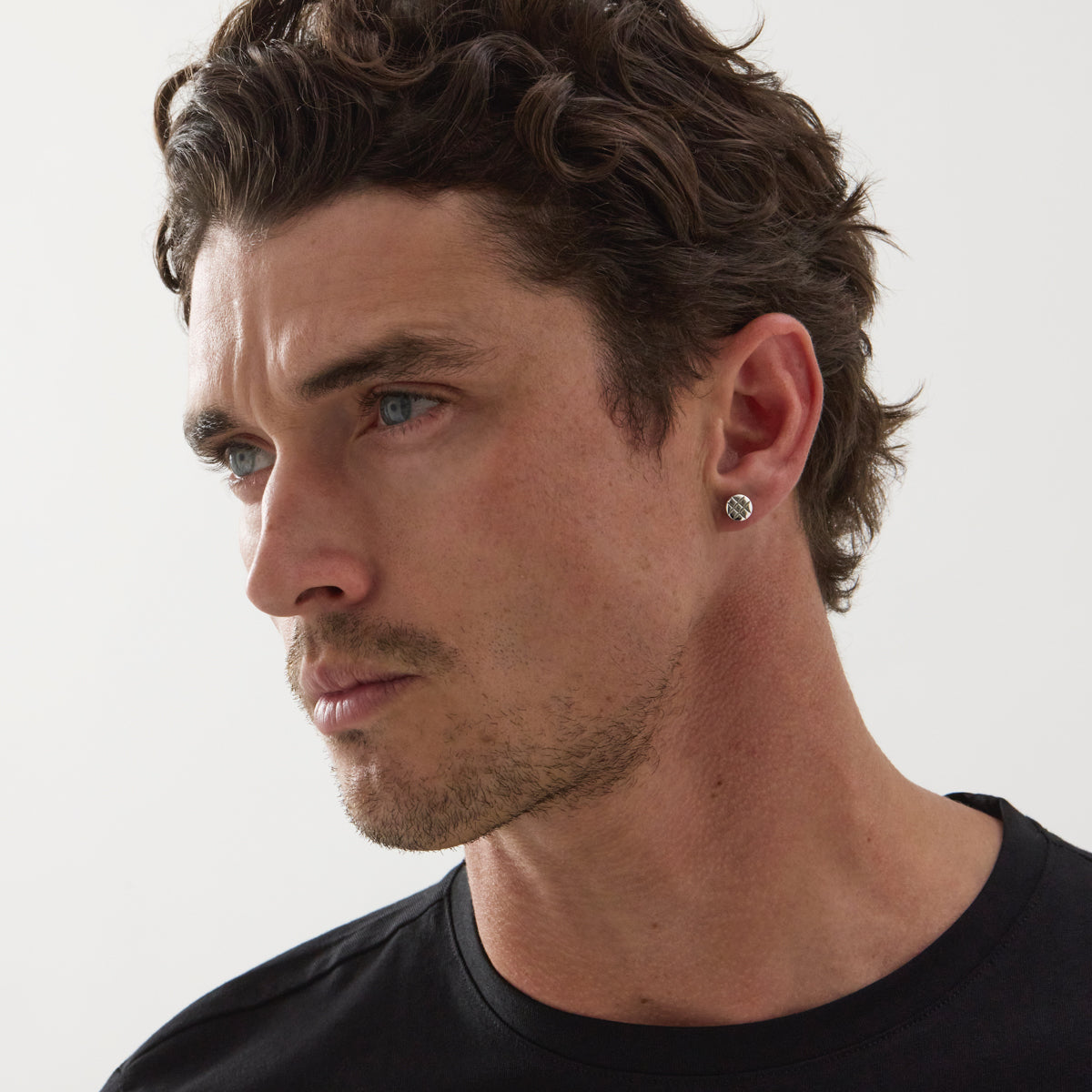 Shade 8mm Men's Reversible Earrings