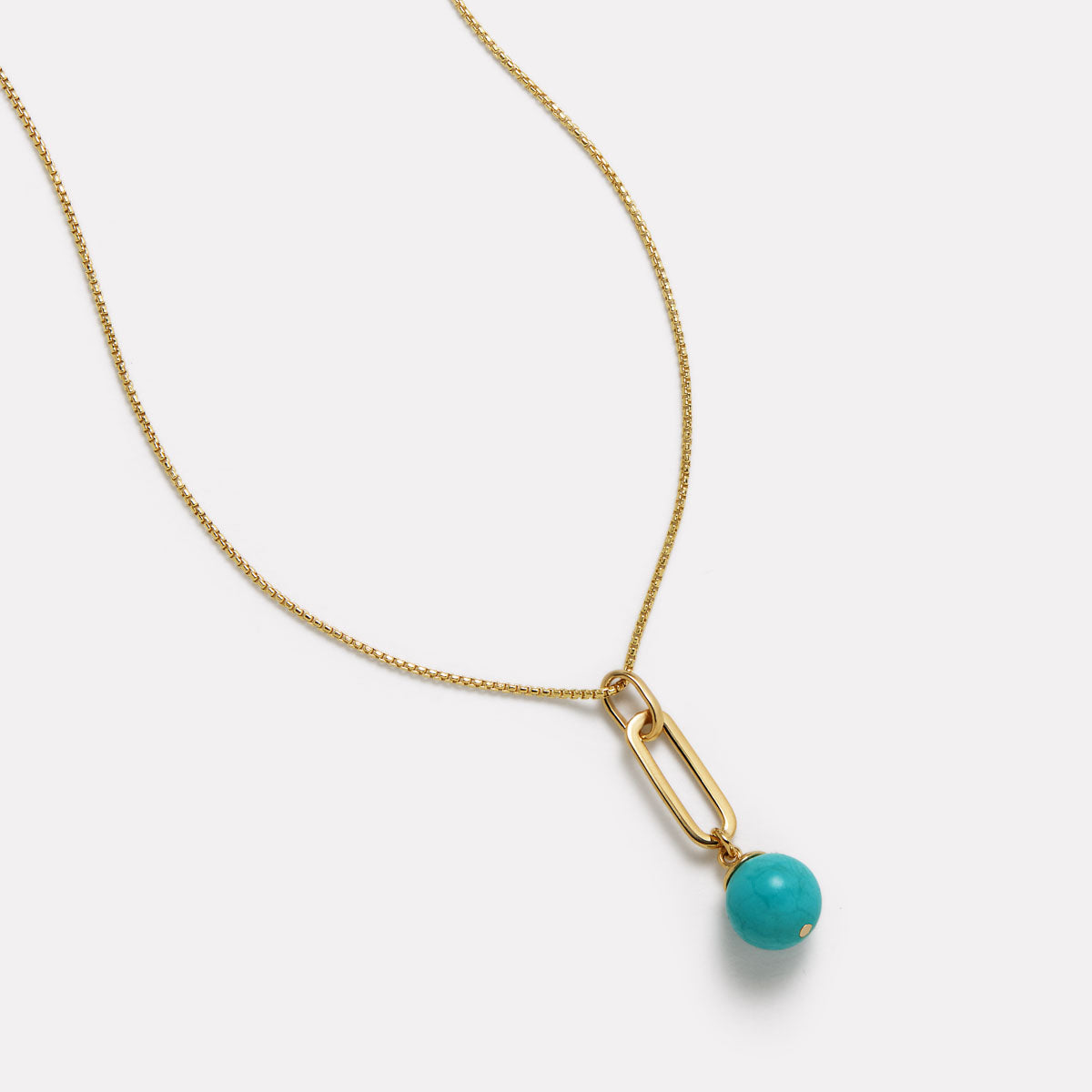 The Enchantress Turquoise Pendant Necklace