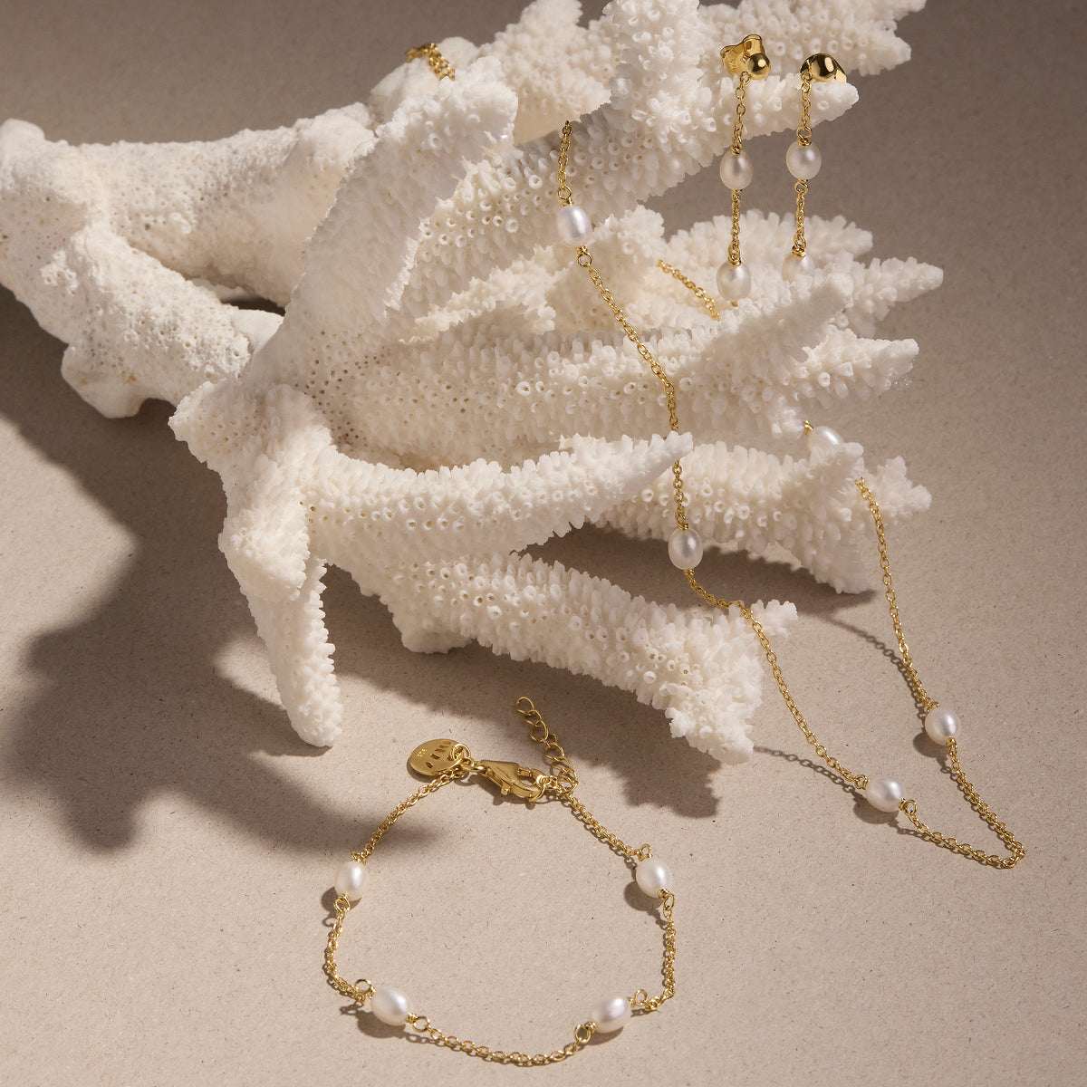 Tidal Whisper Pearl Necklace