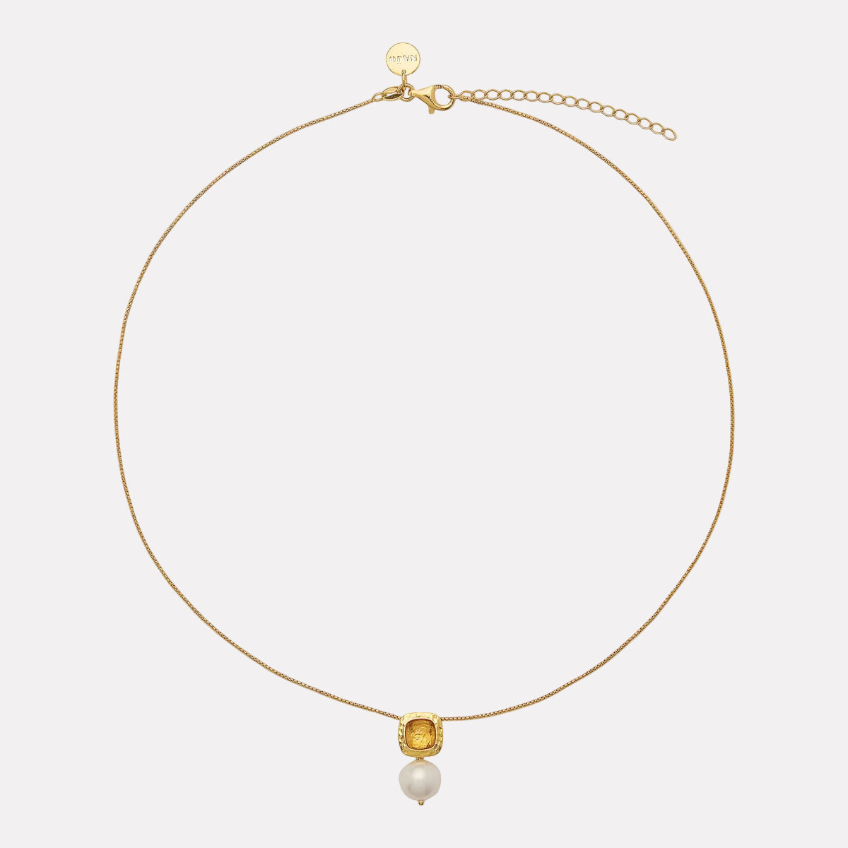 Coral Kiss Pearl Necklace
