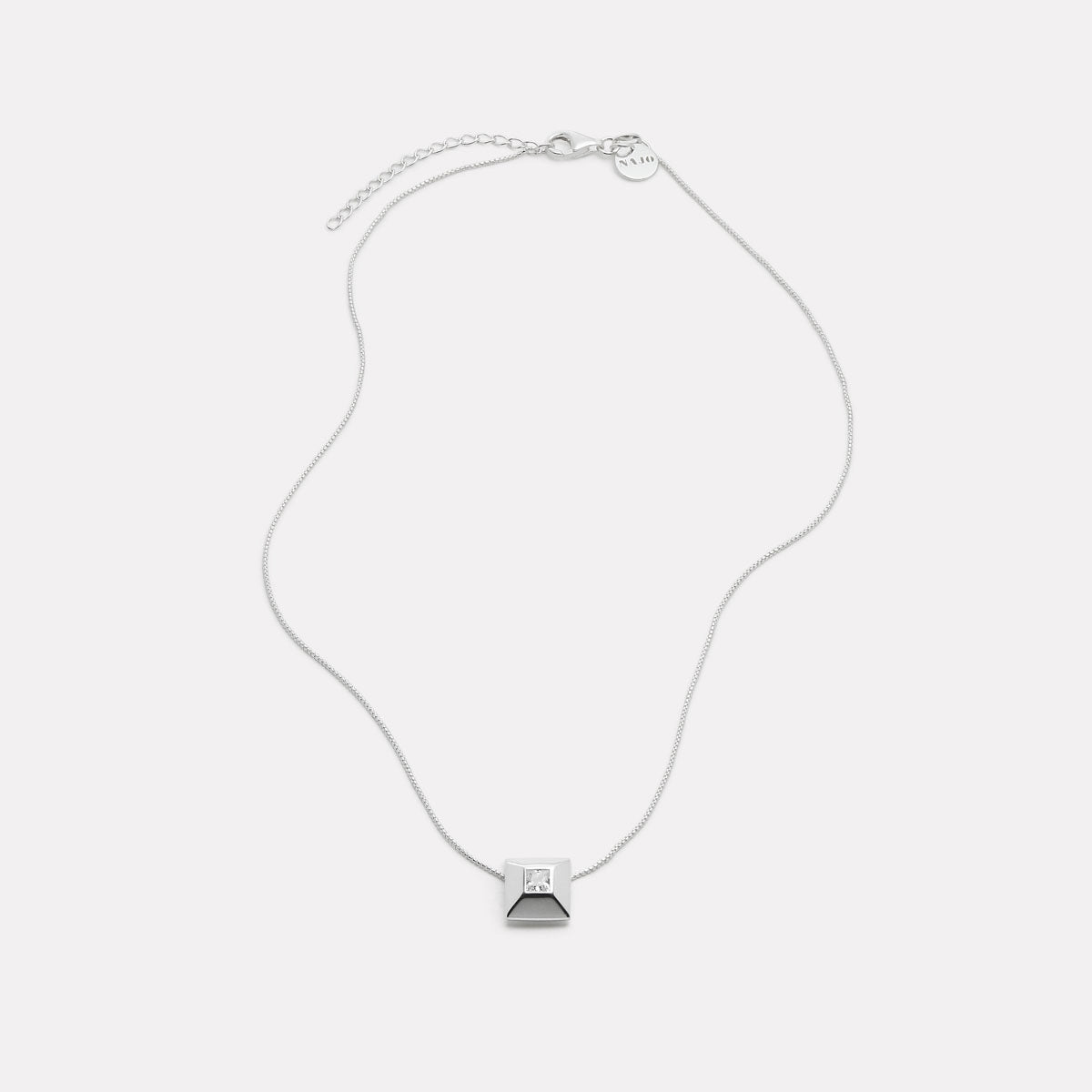 Halo Cubic Zirconia Necklace