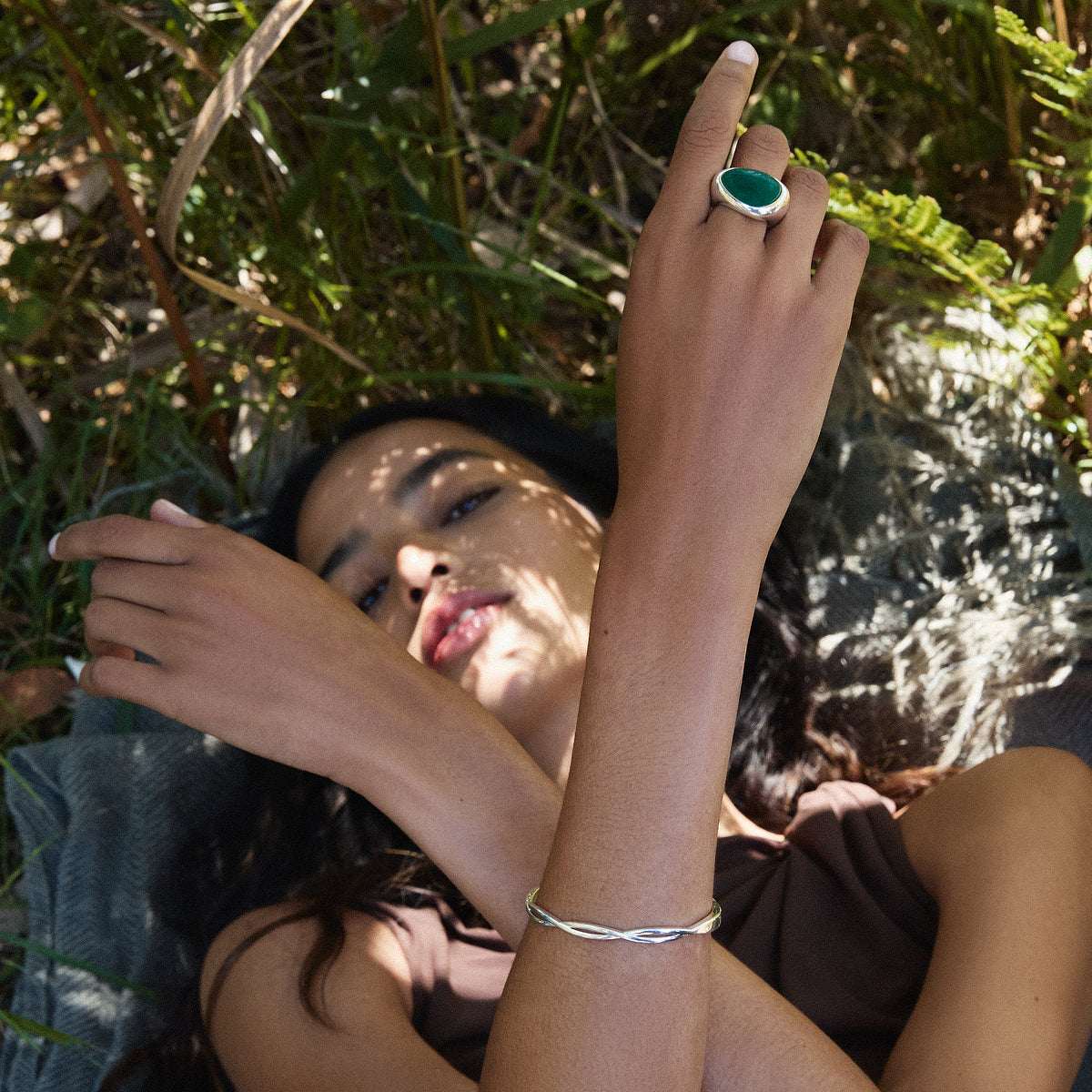 Emergence Green Onyx Ring