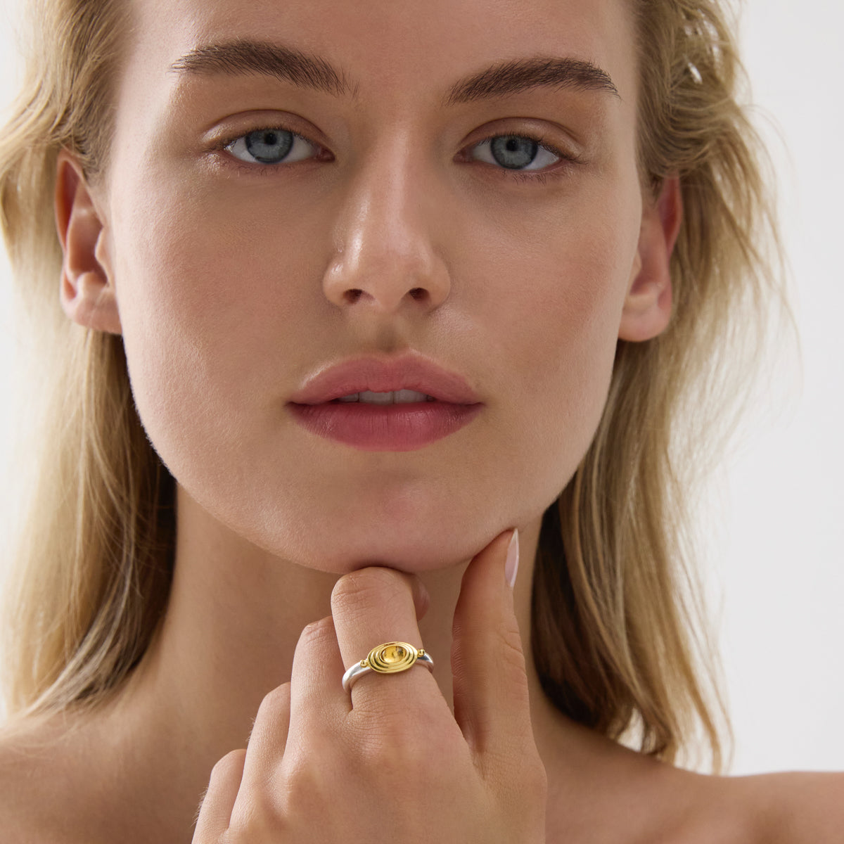 Horizon Citrine Ring