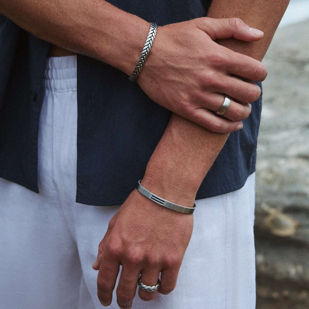 Arc Men's Steel Ring