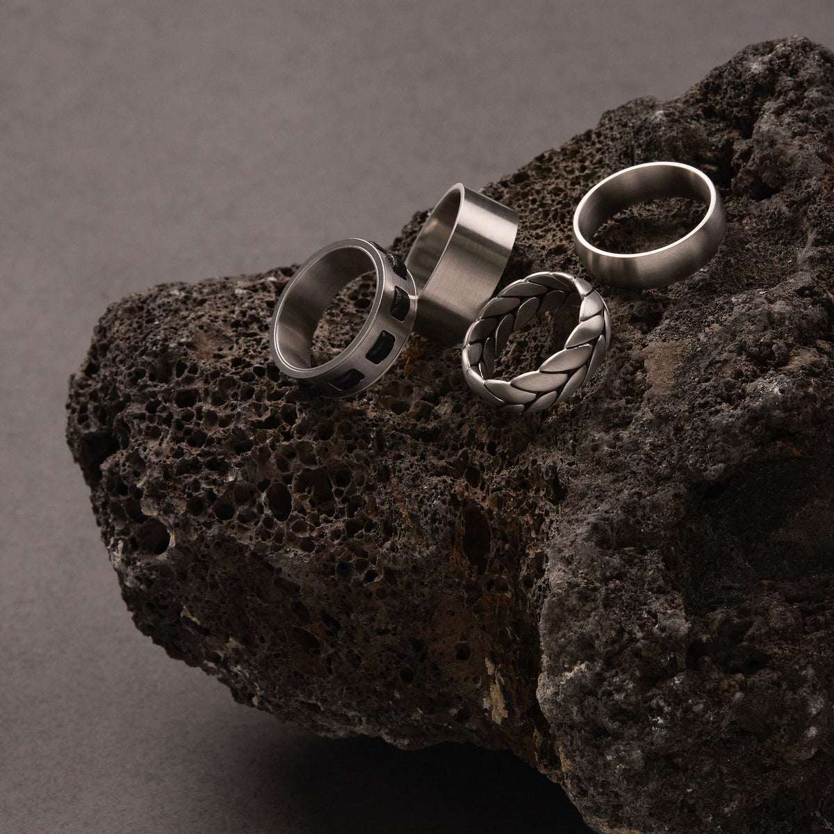 Arc Men's Steel Ring